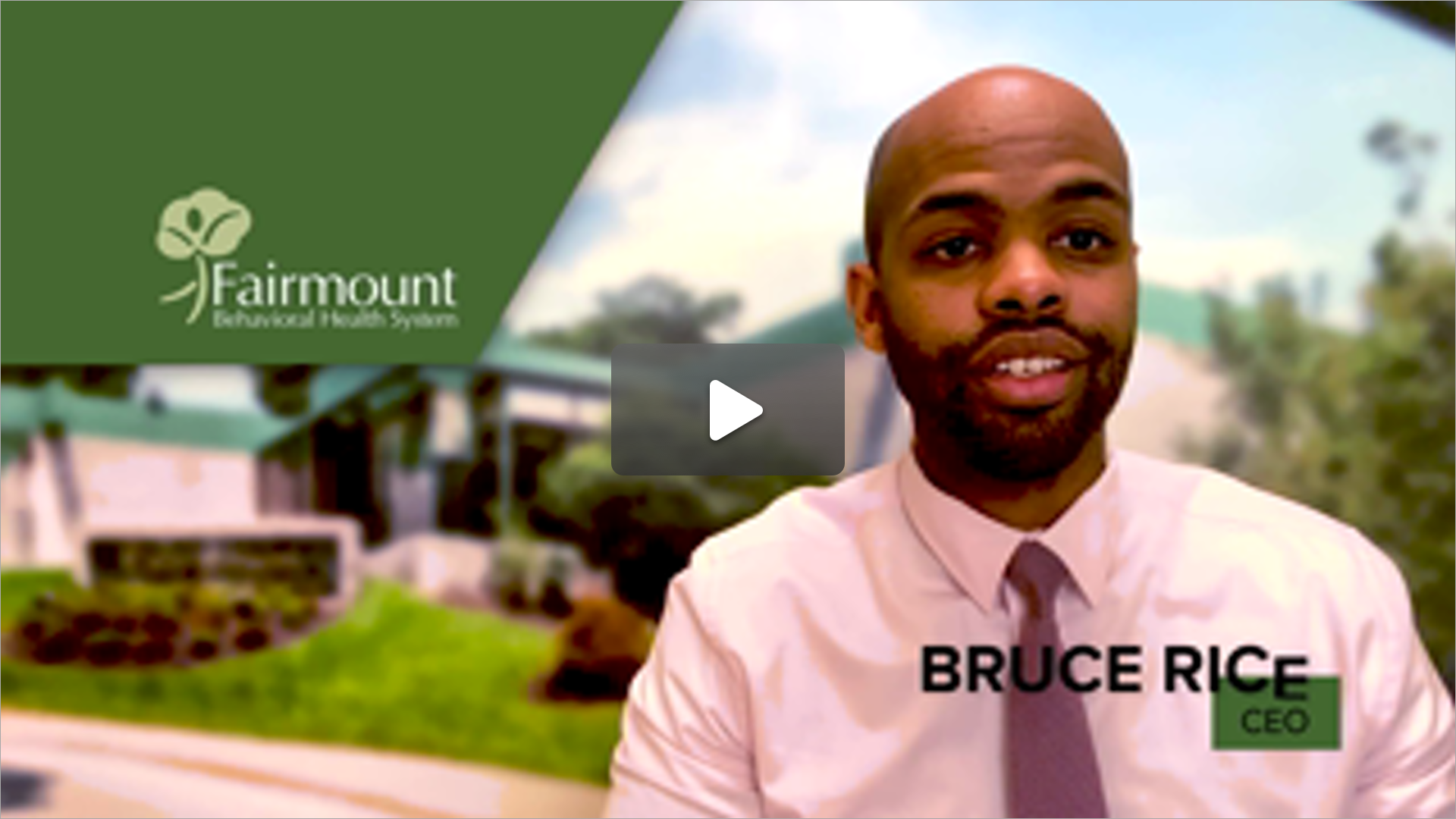 Fairmount Behavioral Health System CEO Update