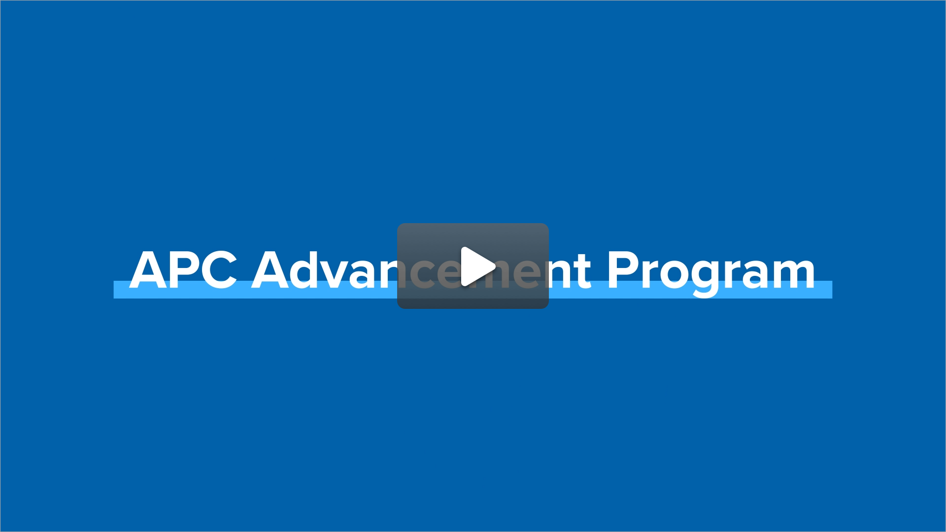 Anna Huneycutt - APC Advancement Program